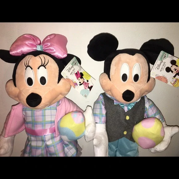 2021 Mickey & Minnie Standing Easter Greeters